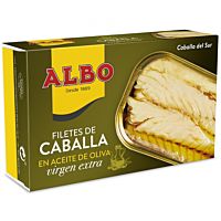 Albo filetes de caballa aceite de oliva virgen extra 85 g