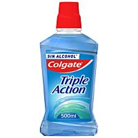 Colgate Triple Action enjuague bucal combate las bacterias aliento fresco 500 ml