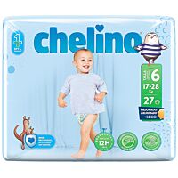 Chelino pañal talla 6 17-28 kg 27 ud