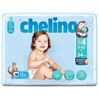 Chelino pañal talla 4 9-15 kg 34 ud