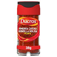 Ducros pimienta cayena guindilla molida 38 g