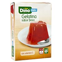 HiperDino gelatina sabor fresa 170 g