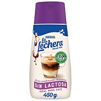 La Lechera leche condensada desnatada sin lactosa 450 g