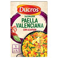 Ducros sazonador de paella valenciana con azafrán 9 g