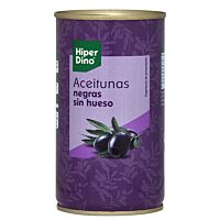 HiperDino aceituna negra sin hueso 150 g
