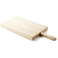QD tabla corte madera con mango 30 x 20 cm
