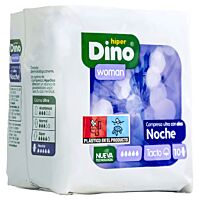 HiperDino compresas ultra super noche alas 10 ud