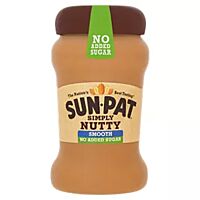 Sun Pat crema de cacahuete suave sin azúcar 340 g