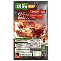 HiperDino jamón serrano lonchas finas 125 g
