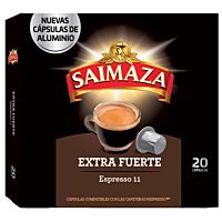 Saimaza café extra fuerte 20 cápsulas