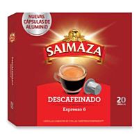 Saimaza café descafeinado 20 cápsulas