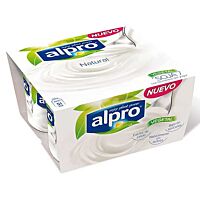 Alpro yogur sabor natural 4 x 125 g
