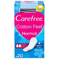 Carefree protegeslips cotton plegada fresh 20 ud
