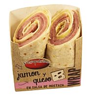 Fresquísimo wrap jamón-queso 185 gr