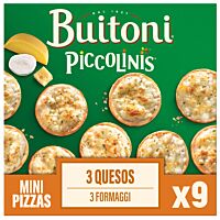 Buitoni mini piccolinis de 3 formaggi 9 x 30 g