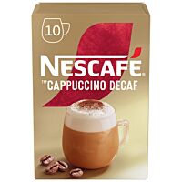 Nescafé café cappuccino descafeinado 10 ud