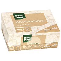 HiperDino bastoncillos algodón 200 ud