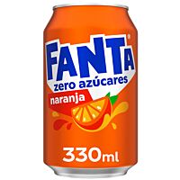Fanta refresco de naranja zero 33 cl