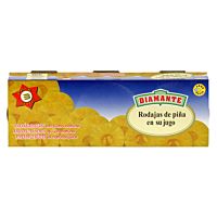 Diamante piña en rodajas 3 x 227 g