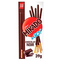 Mikado palitos cubiertos de chocolate negro 39 g