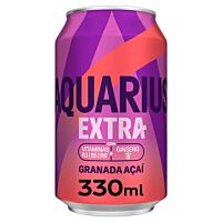 Aquarius bebida isotónica extra sabor granada y acaí 33 cl