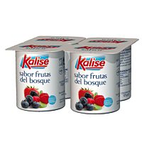 Kalise sabor frutas del bosque 4 x 125 g