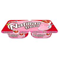 Kalise natillas sabor fresa 2 x 135 g