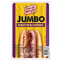 Oscar Mayer salchichas jumbo de bacon y queso 335 g