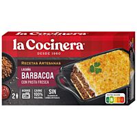 La Cocinera lasaña barbacoa 500 g