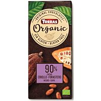 Torras tableta de chocolate negro 90 % eco 100 g
