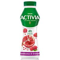 Danone Activia yogu bebible de frambuesa y granada 280 g