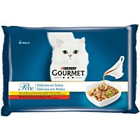 Purina Gourmet perle delicias salsa pollo 4x85 gr