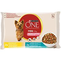 Purina One perro mini control de peso 4 x 85 g