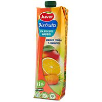 Juver Disfruta bebida de naranja, mango y zanahoria sin azúcares añadidos 1 l