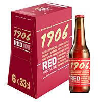 1906 cerveza especial red vintage 6 x 33 cl