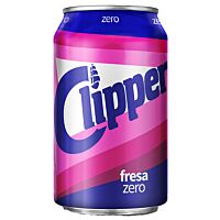 Clipper refresco de fresa zero 33 cl
