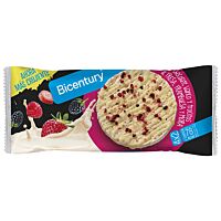 Bicentury tortitas de chocolate blanco y frutos rojos 131 g