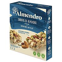 El Almendro barritas de almendra a la sal 4 x 21 g