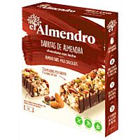 El Almendro barritas de almendra con chocolate con leche 4 x 25 g