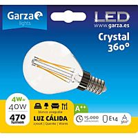 Bombilla led fil opal esf 4w e14 470lm 27k bl