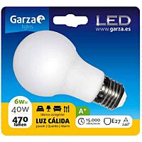 Bombilla led 6w e27 240º 470 lm 30 k 4U