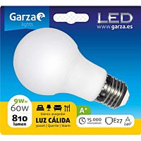 Bombilla led std 9w e27 240º 810lm 30k bl