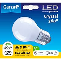 Bombilla led fil opal esf 4w e27 470lm 27k bl