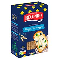 Recondo pan tostado sin sal y azúcar 30 ud