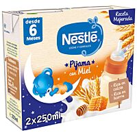 Nestlé papilla 8 cereales con miel 2 x 250 ml