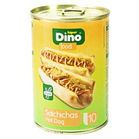 HiperDino salchichas Hotdog 411 g