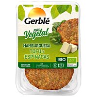 Gerblé hamburguesa tofu espinaca eco 160 g