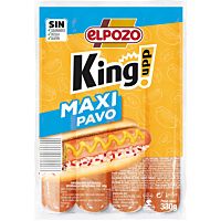 ElPozo salchichas king de pavo 330 g