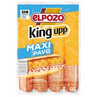 ElPozo salchichas king de pavo 330 g
