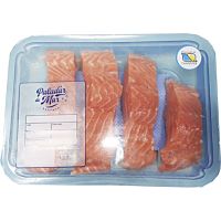 Paladar de Mar salmón filete en bandeja aprox 350 gr